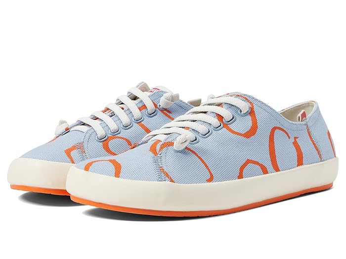 Basket Camper Peu Rambla Vulcanizado-18869 Pour Homme - Design Décontracté à Lacets Zigzag