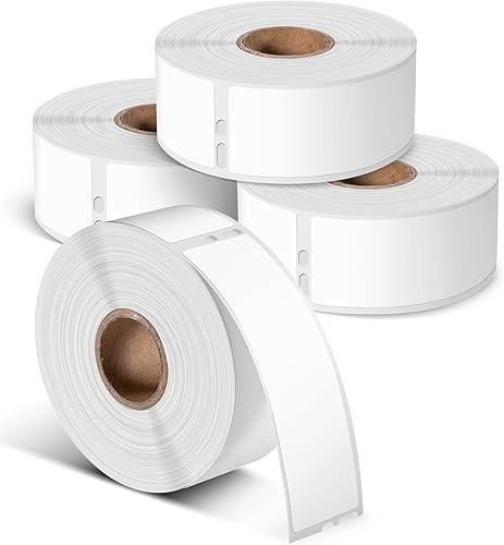 PHOMEMO - Etiquetas de código de barras de dirección postal compatibles 30252 LW de 1-18 pulgadas x 3-12 pulgadas, repuesto para impresoras Rollo,