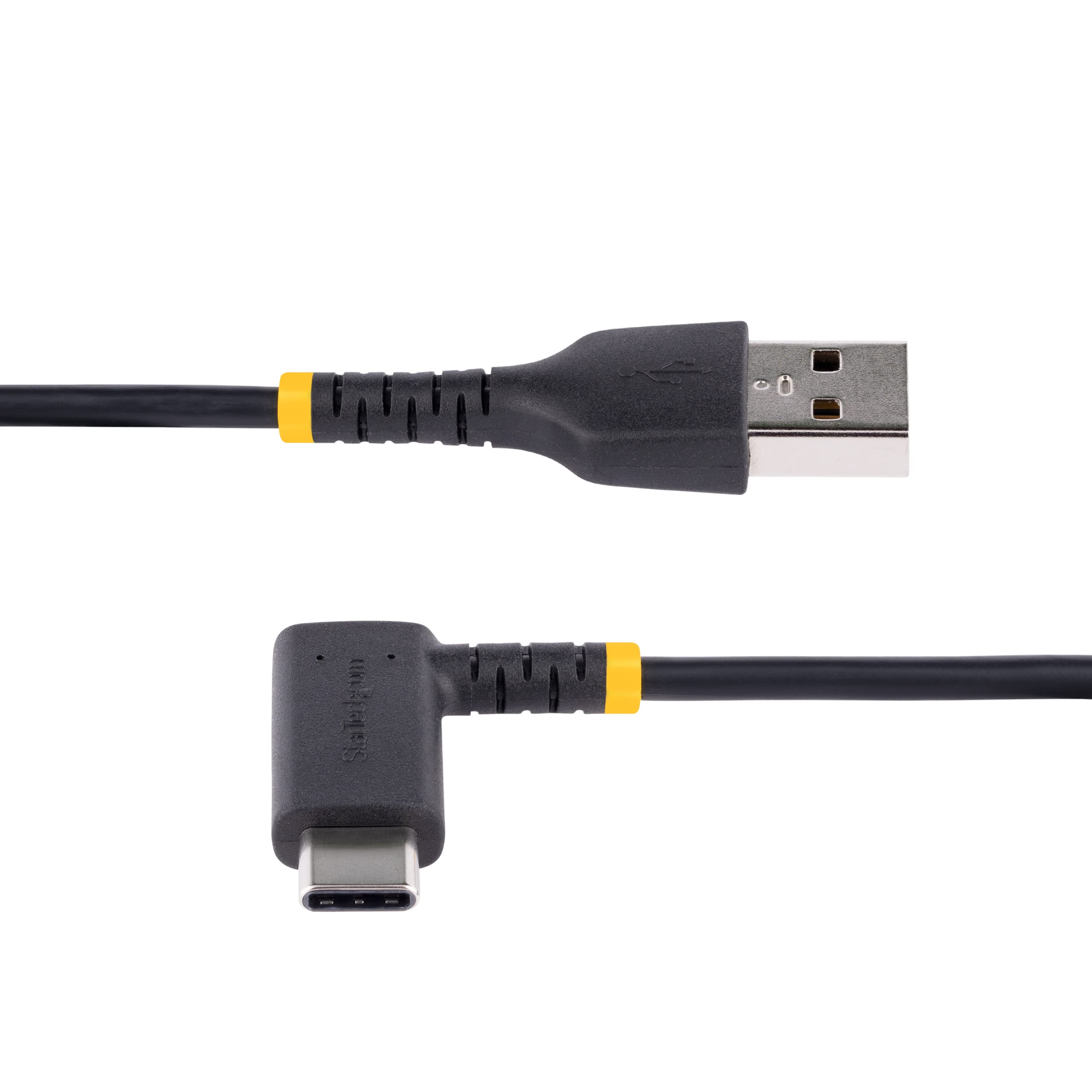 Cavo di Ricarica USB-C a 90° da 15cm - Cavetto di Ricarica Veloce USB Tipo-C per uso intensivo - Cavo Dati USB 2.0 - Ghz Service SRL