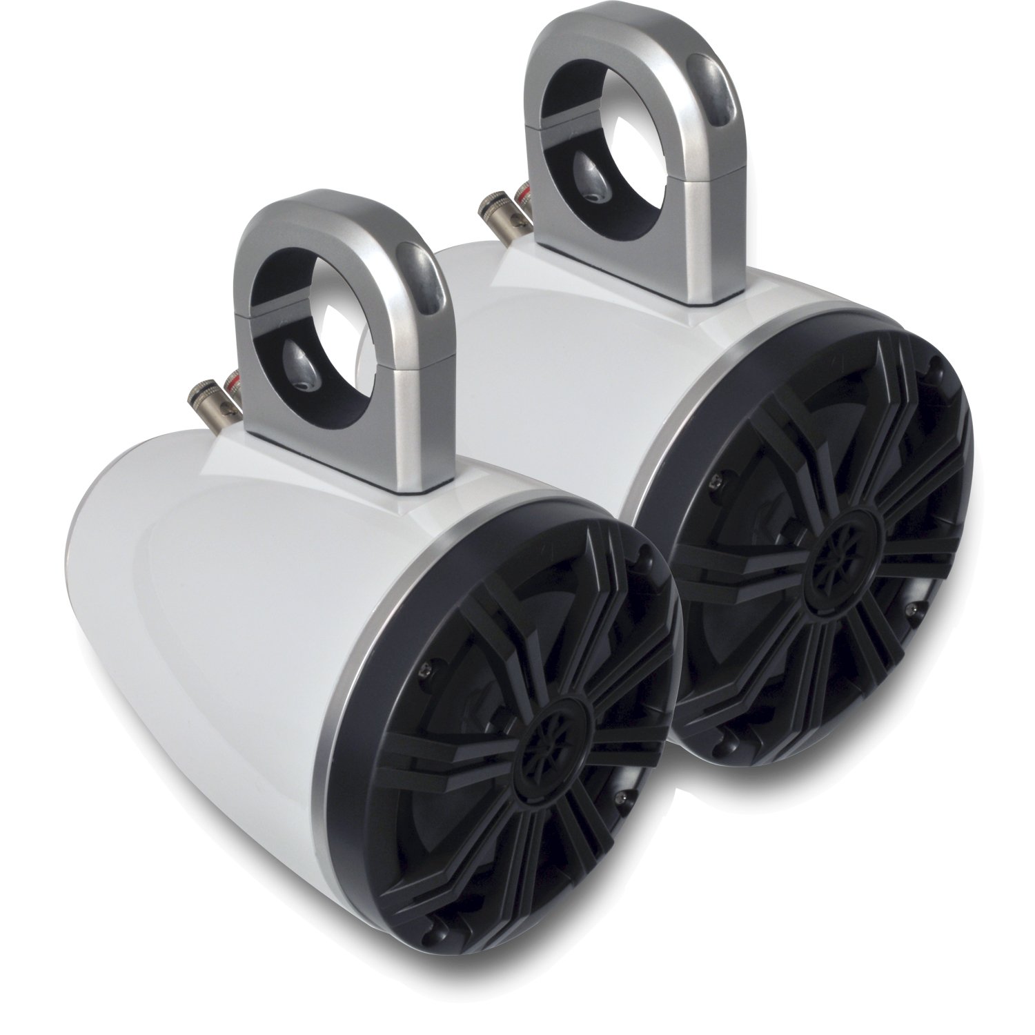 KICKER White Wake Tower System Charcoal 6.5