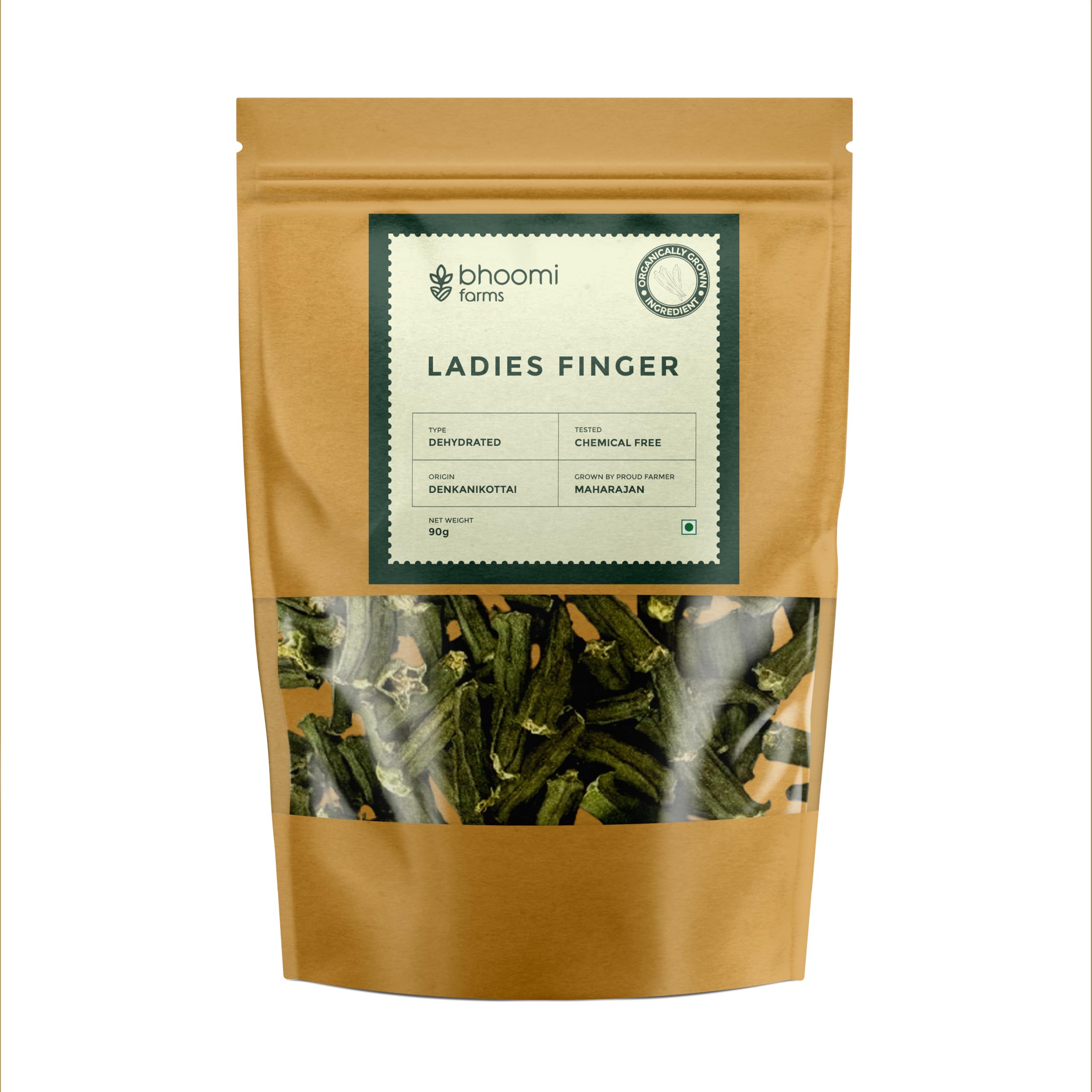 Bhoomi Farms Chemical Free Dehydrated Ladies Finger Chunks, 90g | Dehydrated from Residue Free Ladies Finger (Bhindi) | Best for Cooking (B0DDHQDLS6) Amazon Price History, Amazon Price Tracker