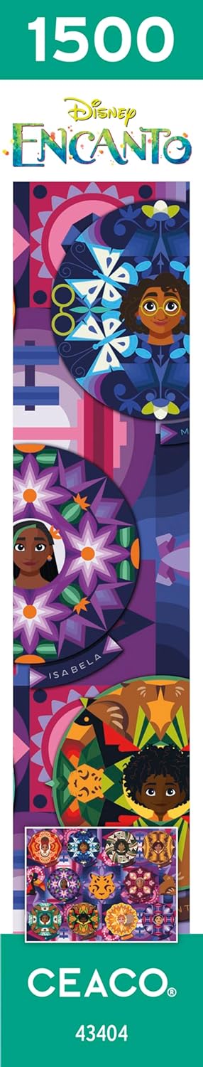 Ceaco - Disney - Encanto - Mandala - 1500 Piece Jigsaw Puzzle