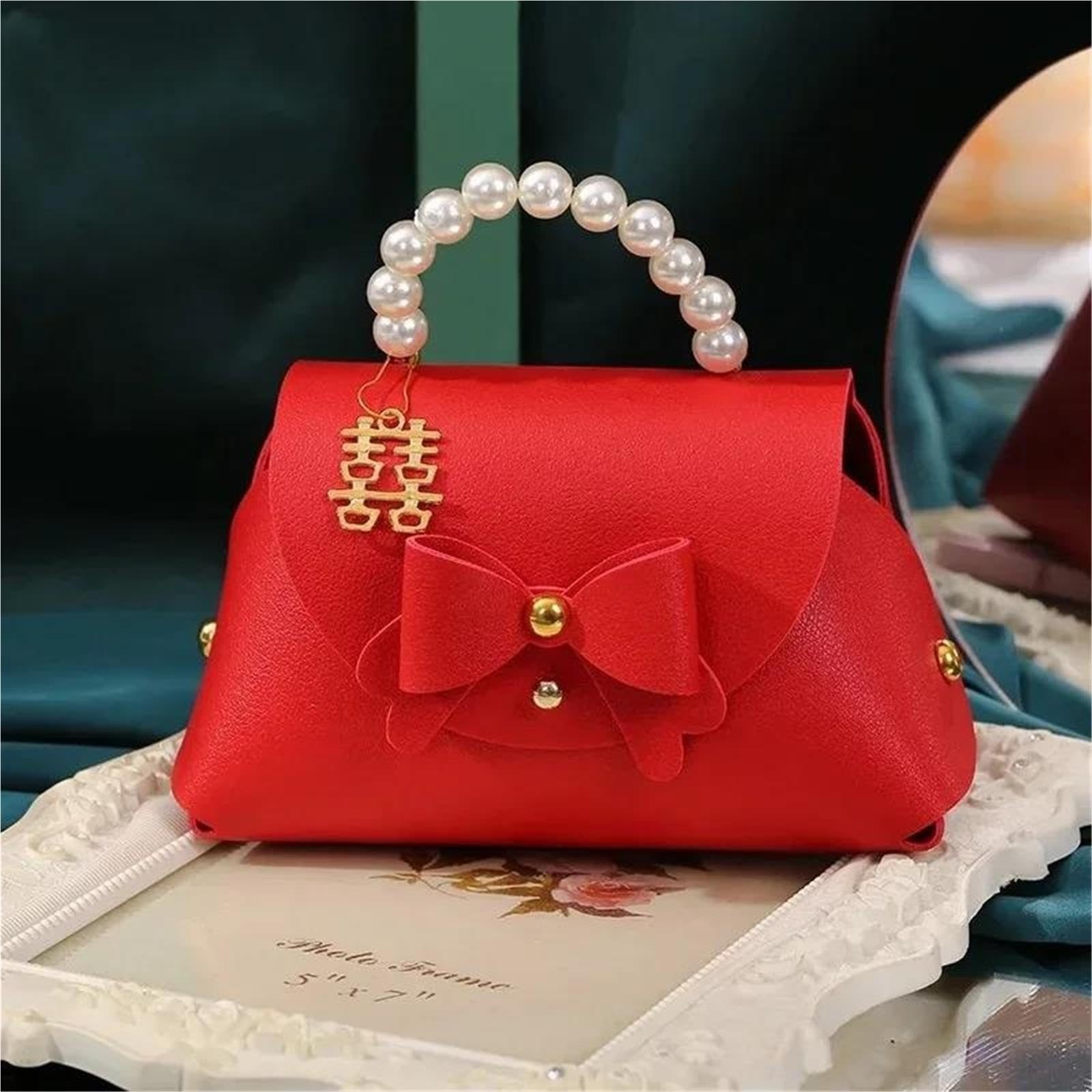 Borsa for regali di nozze in pelle da 10 pezzi Per il Ricevimento di Nozze