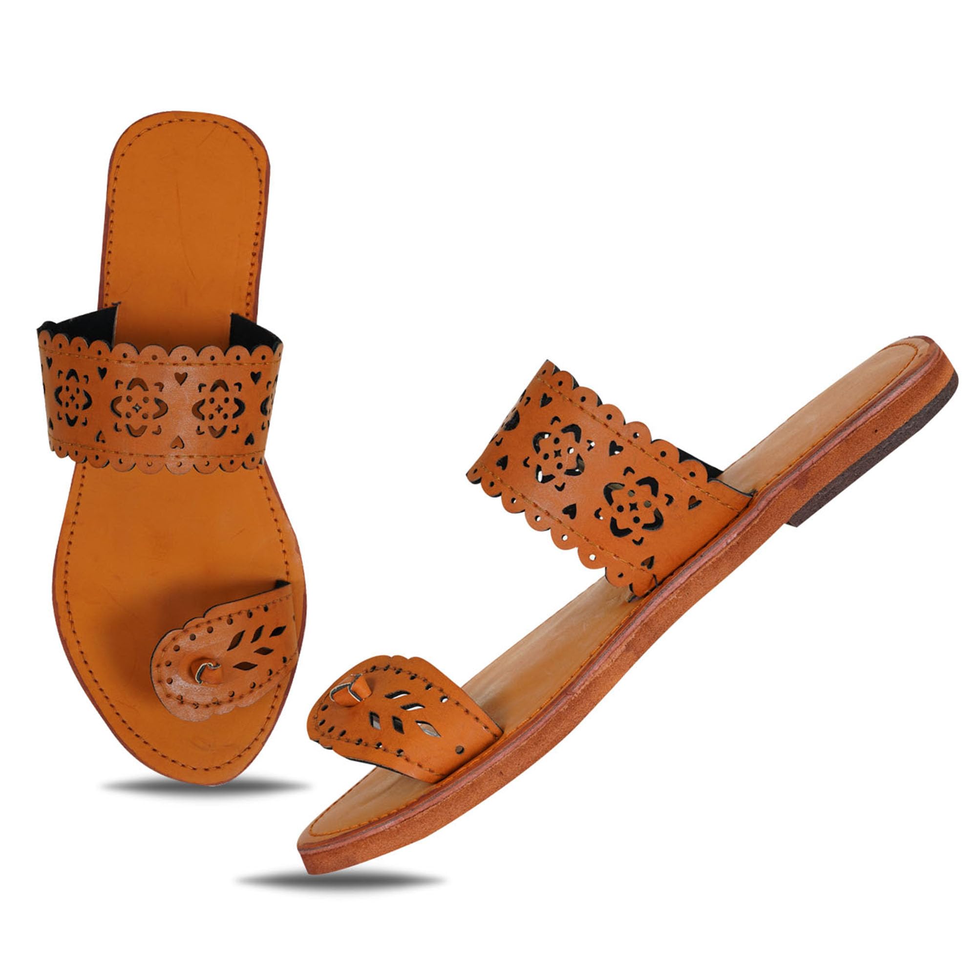 DFR Ethnic Brown Flip Flops for Women Daily Use Comfortable Girls Slippers flipflops chappals, Color – BROWN9, UK Size 4 (B0D1NZM1PG) Amazon Price History, Amazon Price Tracker