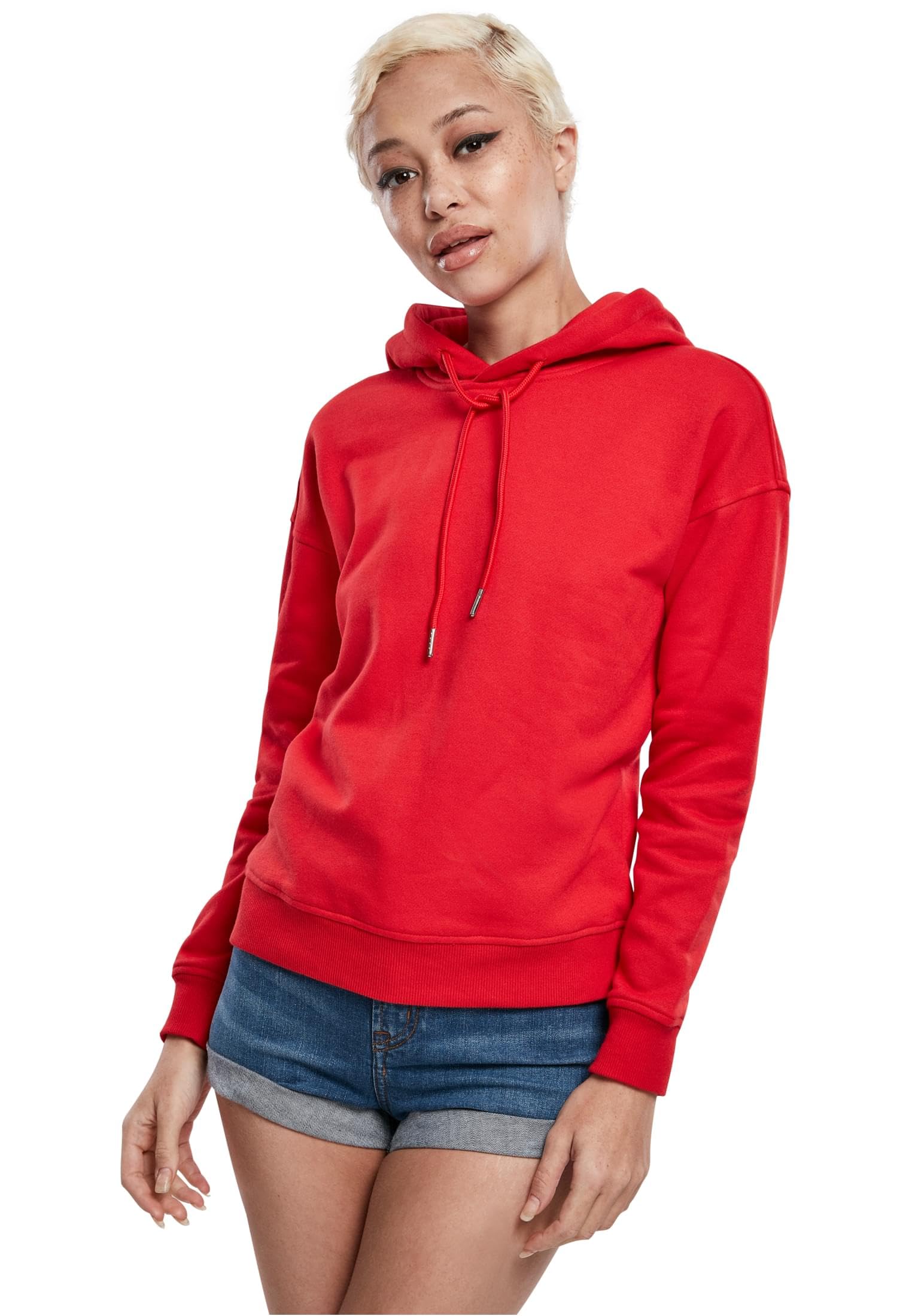 Sweat-shirt à capuche olive regular fit avec finitions ajustées
