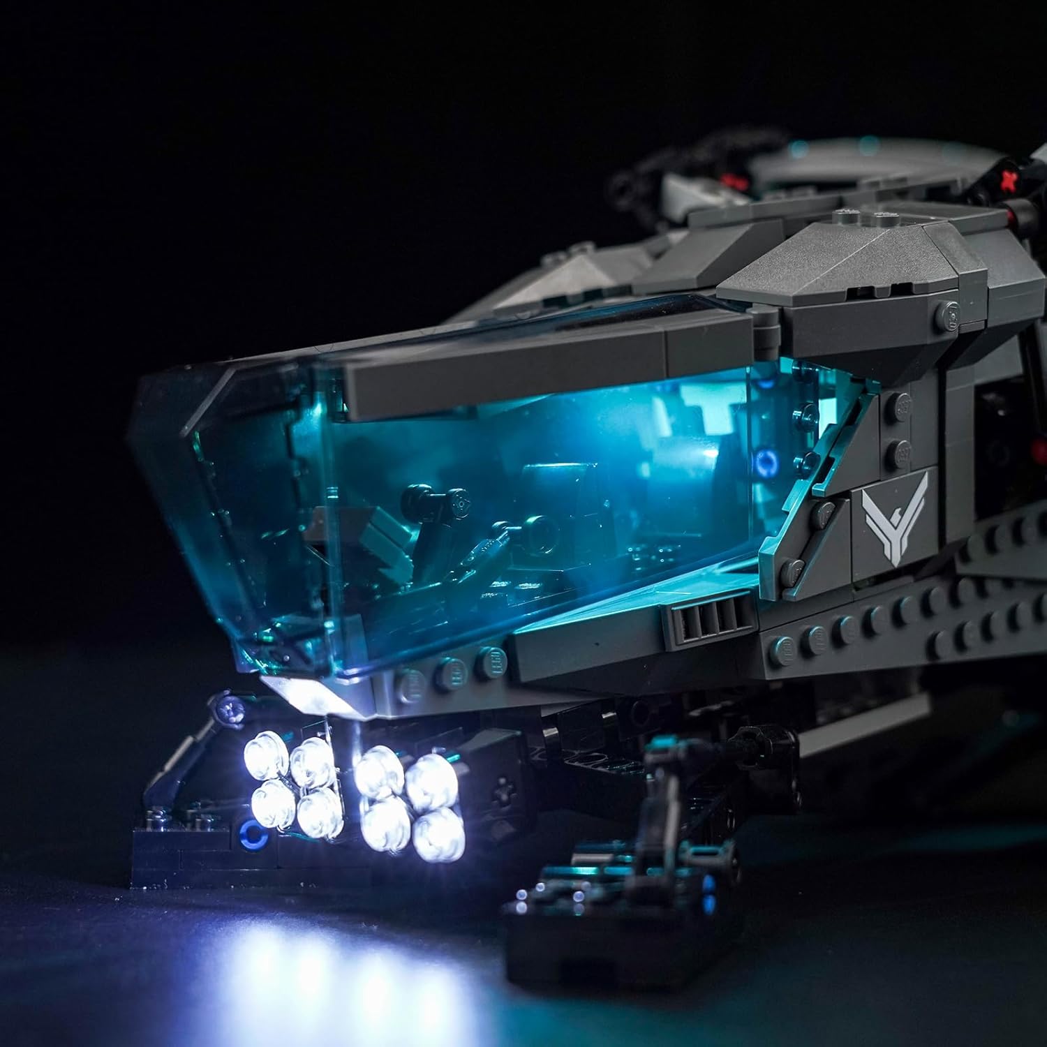 LED Lighting Kit Compatible with Lego Icons Dune Atreides Royal Ornithopter 10327 Building Kit - Lights Only - LED Light Kit Without Building Block Model (Basic Version)