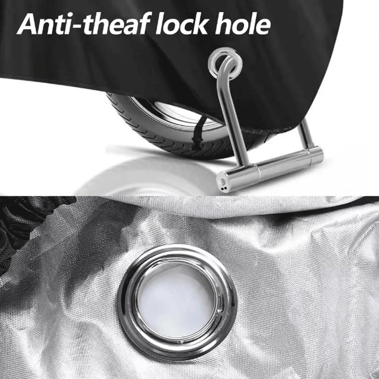 Housse de vélo Housse de Protection pour Moto d'extérieur, imperméable, Premium, étanche à la Pluie, à la poussière et au Soleil Housses de vélo