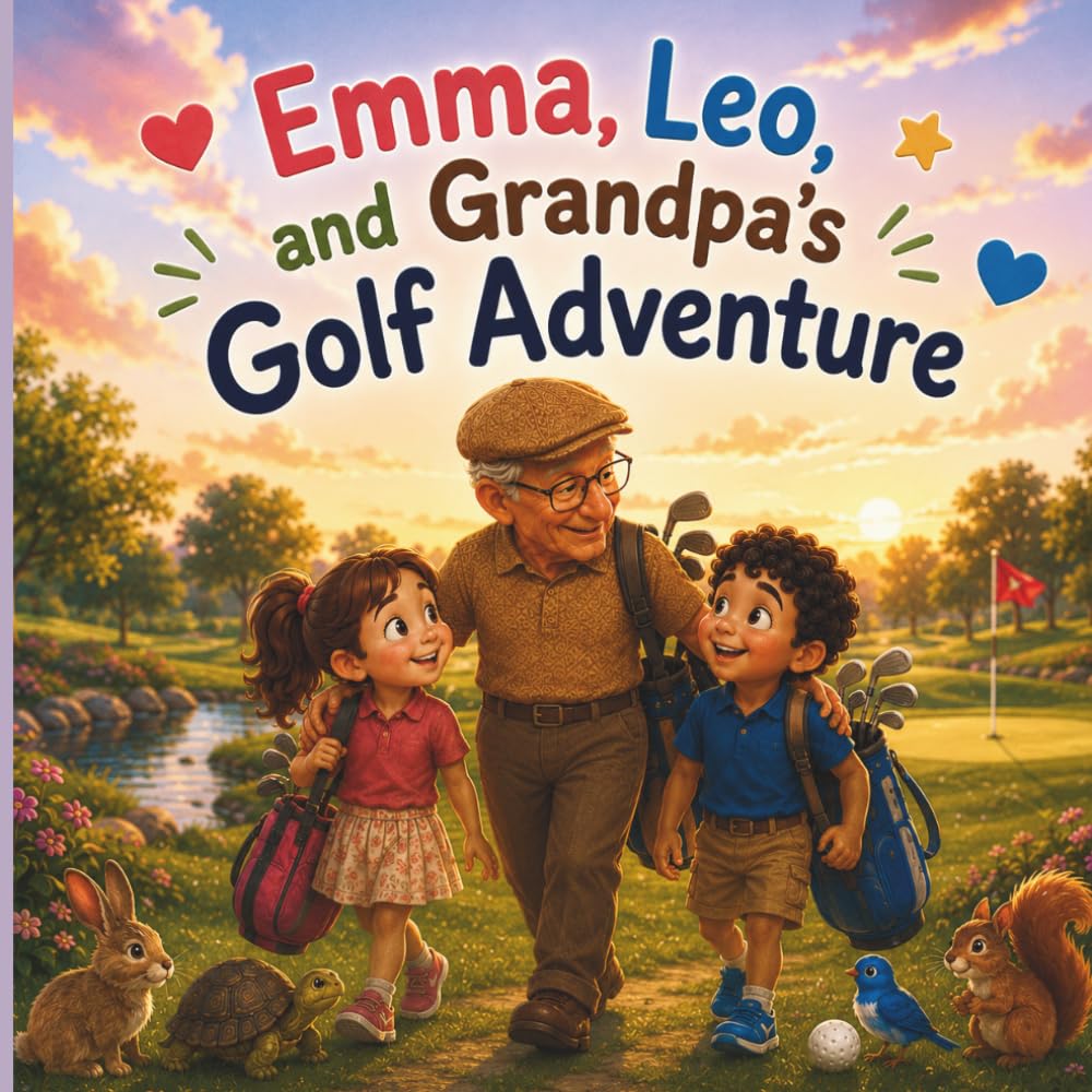 Emma, Leo and Granpa's Golf Adventure