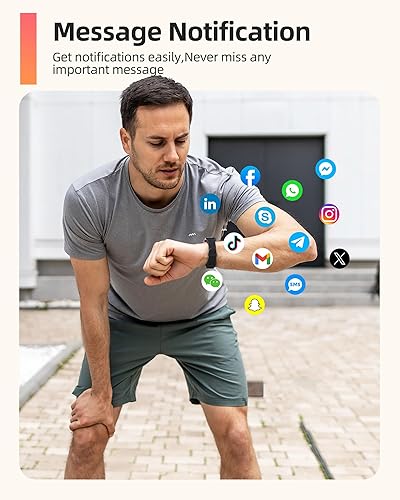 Miniatura 5 de Parsonver Reloj inteligente de natación, rastreador de fitness, 5 ATM, impermeable, con frecuencia cardíaca 247, oxígeno en sangremonitor de sueño,