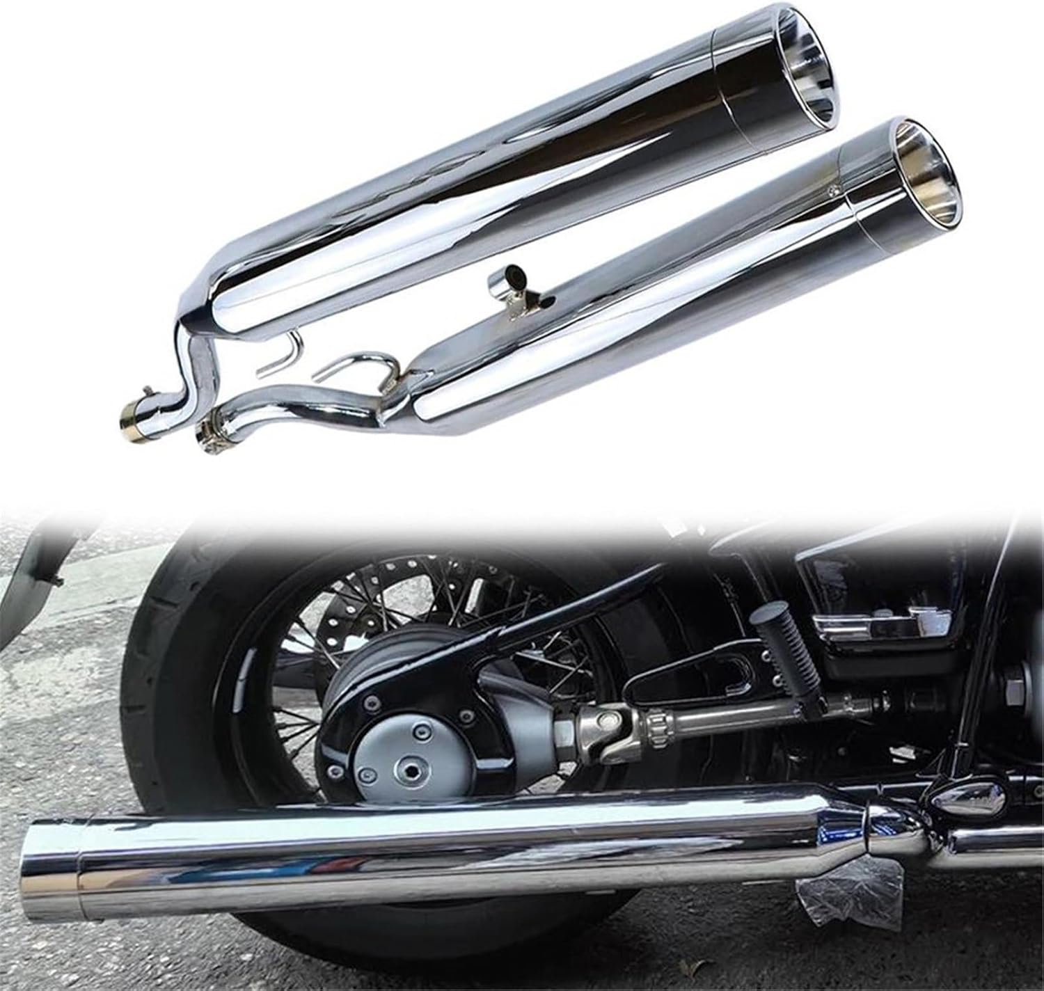 OUTEX ステンレススチール マフラー ZZR1200用