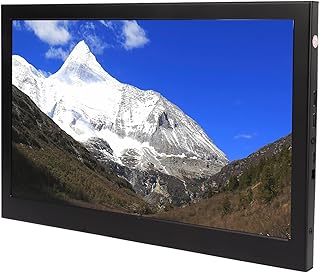 Monitor de Toque Capacitivo de 13,3 pol. Suporte para Interface de Entrada VGA Multimídia HD Tela Colorida HD Portátil Com Alto-falante 100‑240 V Tamanho da Tela: 13,3 Polegadas (plugue americano)