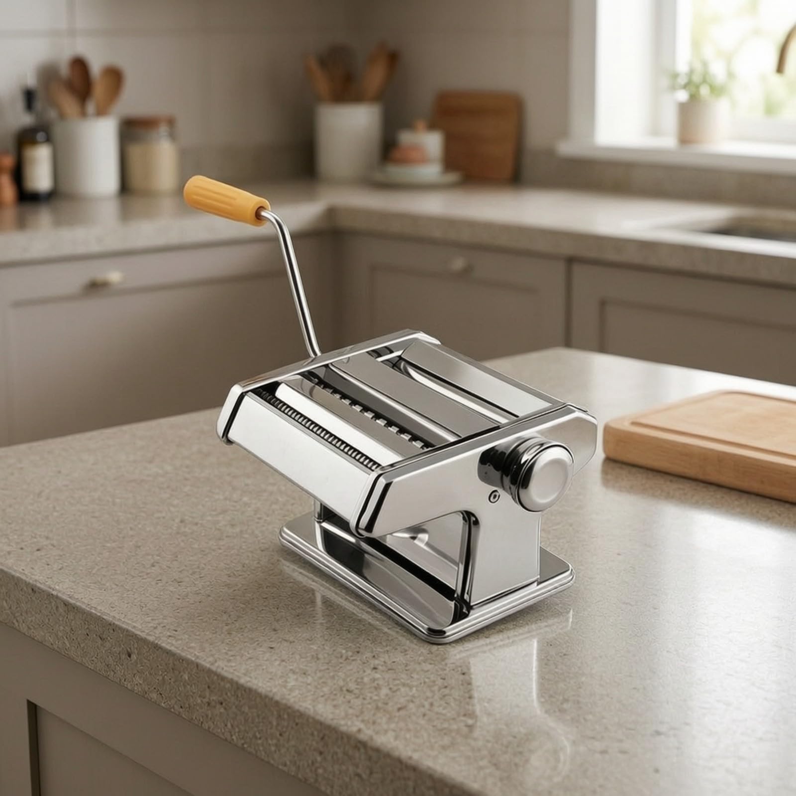 Macchina per Pasta Manuale Funzionale, Manico Nero