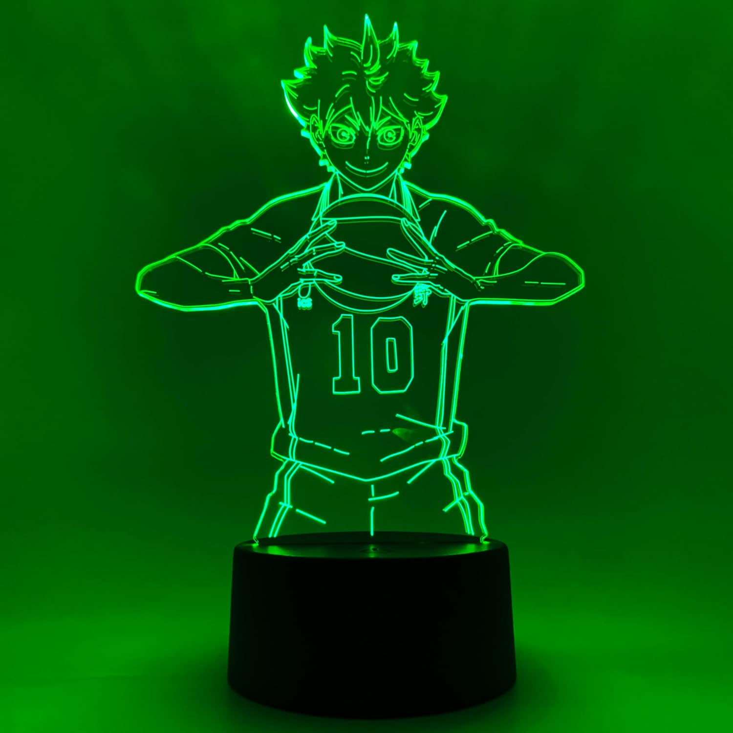 Otaku Lamps Haikyu - Hinata Anime Night Light, 16 Color RGB LED – Gift for Otaku