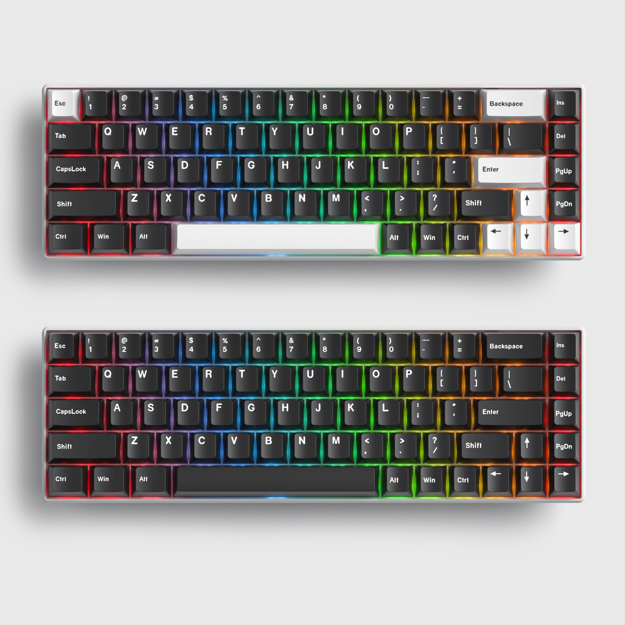 Amazon.com: iRoboosta WOB Cherry Profile Black White PBT Keycaps