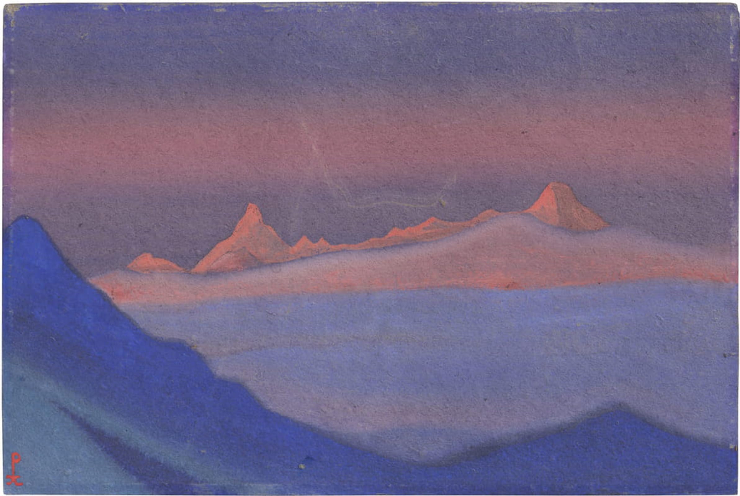 SERENDIPITP Vintage Picture Print on Canvas Wall Art Poster Tangla by Nicholas Roerich Artwork Print Poster for Wall Decor 60x90cm