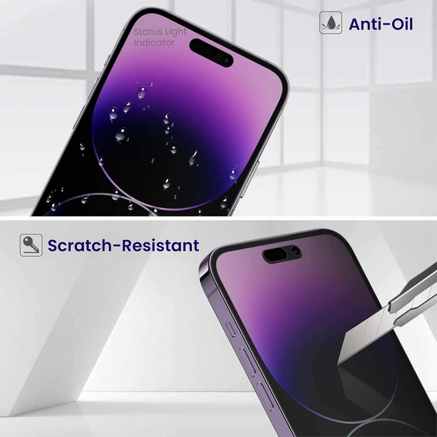 Dreem Privacy Screen Protector for iPhone Air (2 Pack) – 28° Anti-Spy Tempered Glass, 9H Hardness, Oleophobic Coating, Bubble-Free Installation, Case Friendly HD Privacy Glass Film
