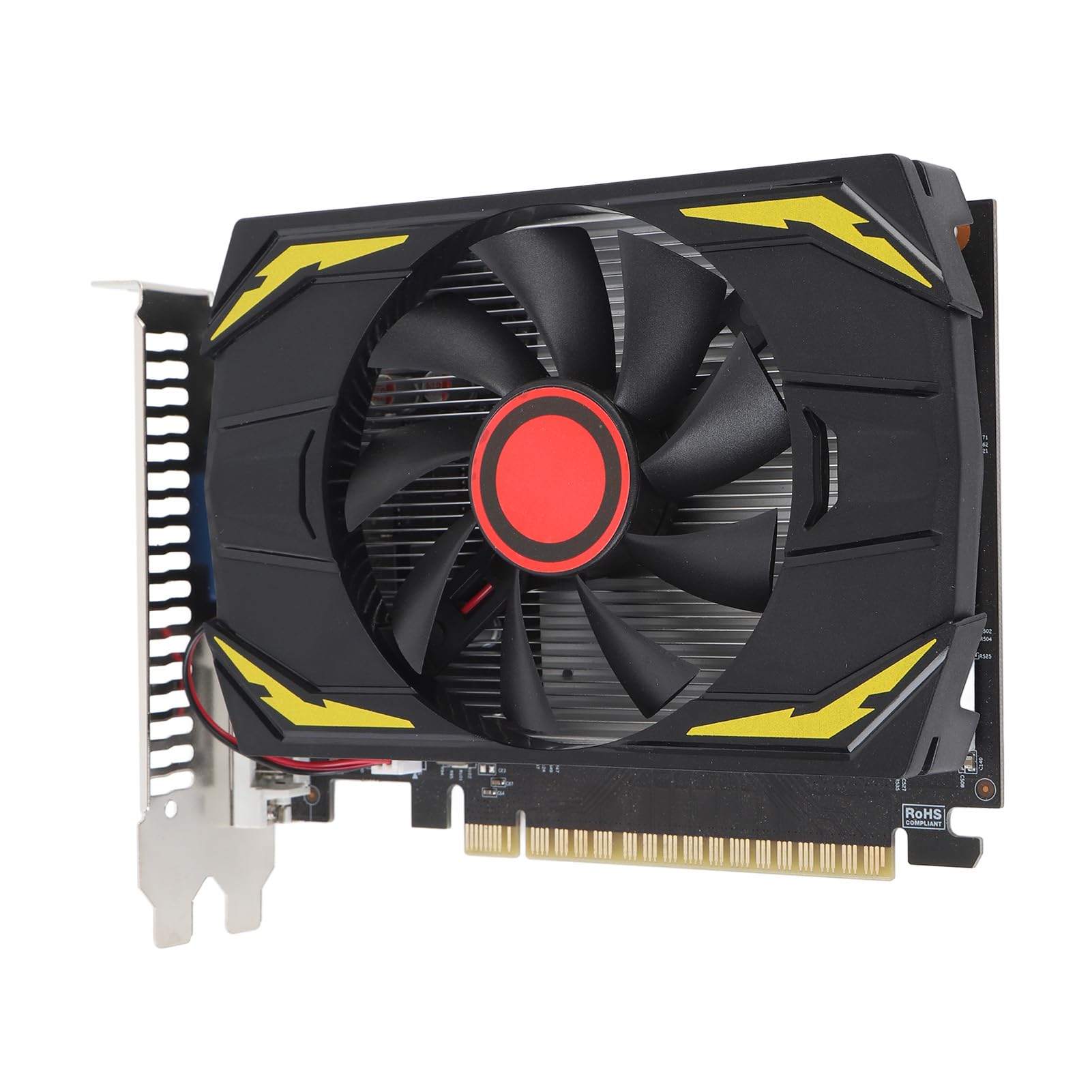 Bewinner Scheda Grafica 750Ti PC, Supporto Grafico da Gioco DDR5 4GB DDR5 BIT DVI VGA HDMI, PCI EXPRESS 2.0 16X, Scheda Video del Computer con PC