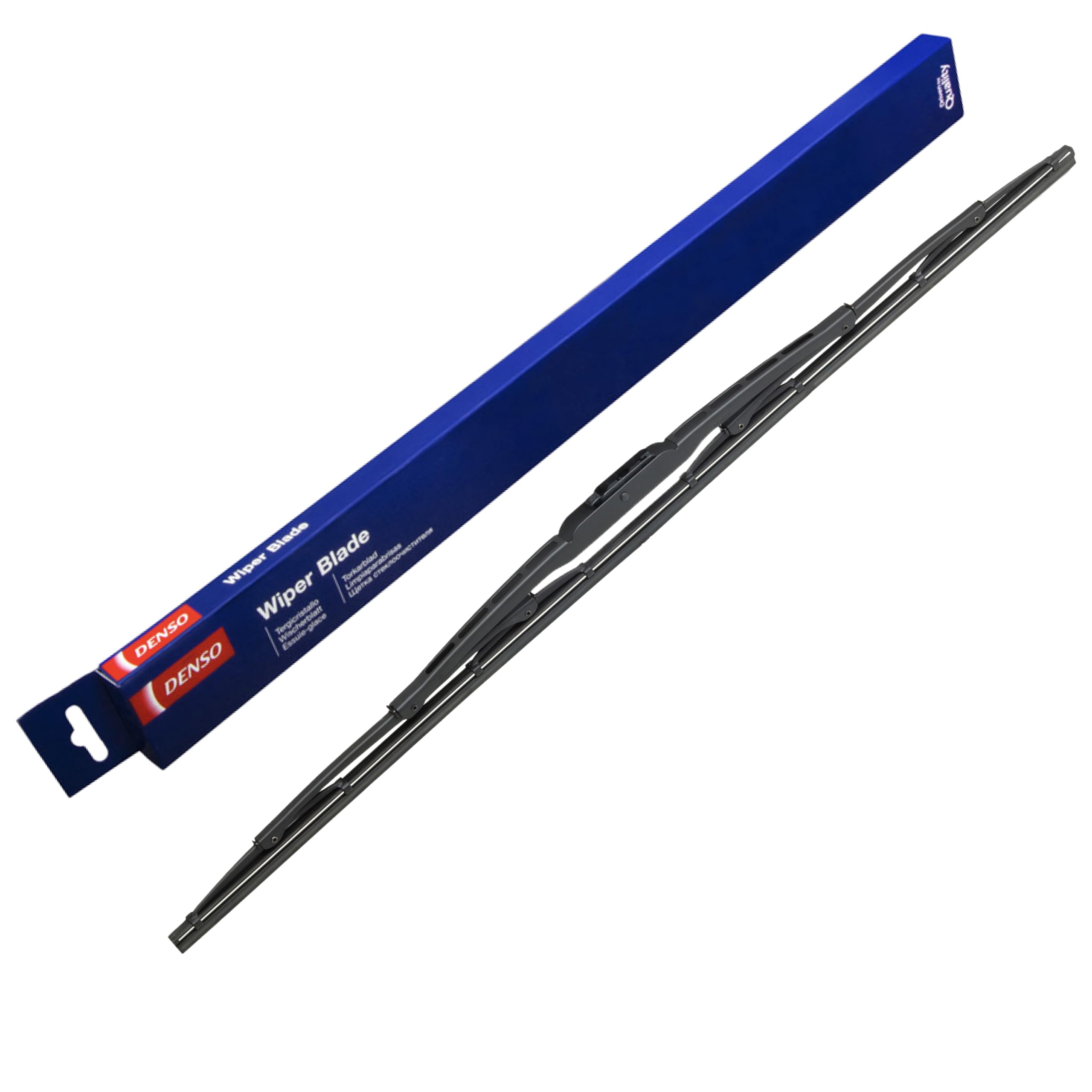 DENSO Conventional Bracket Window Wiper Blade DM065-650mm - Premium All Season Replacement Wipers - U-Hook Arm - LHD/RHD