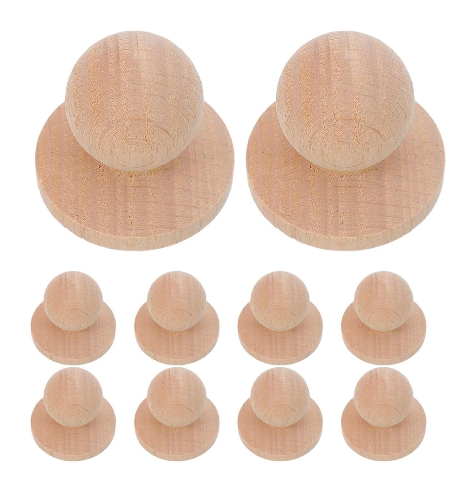 Opeximatun Natural Wood Cabinet Knobs and Drawer Pulls DIY