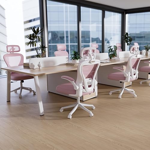 Miniatura 3 de Silla de escritorio para computadora, silla de oficina ergonómica M903 con ruedas, silla de oficina de malla con respaldo alto con soporte lumbar