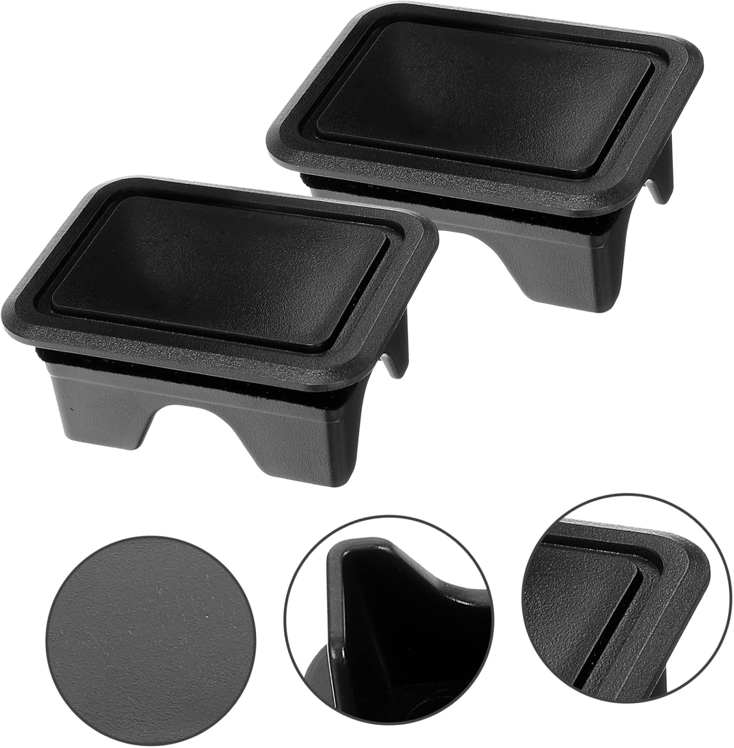 Amosfun 1Pair Small Truck Bed Stake Pocket Cover Durable Caps for RAM Seamless Design for Reliable Protection Against Weather and Damage Versatile and Cost