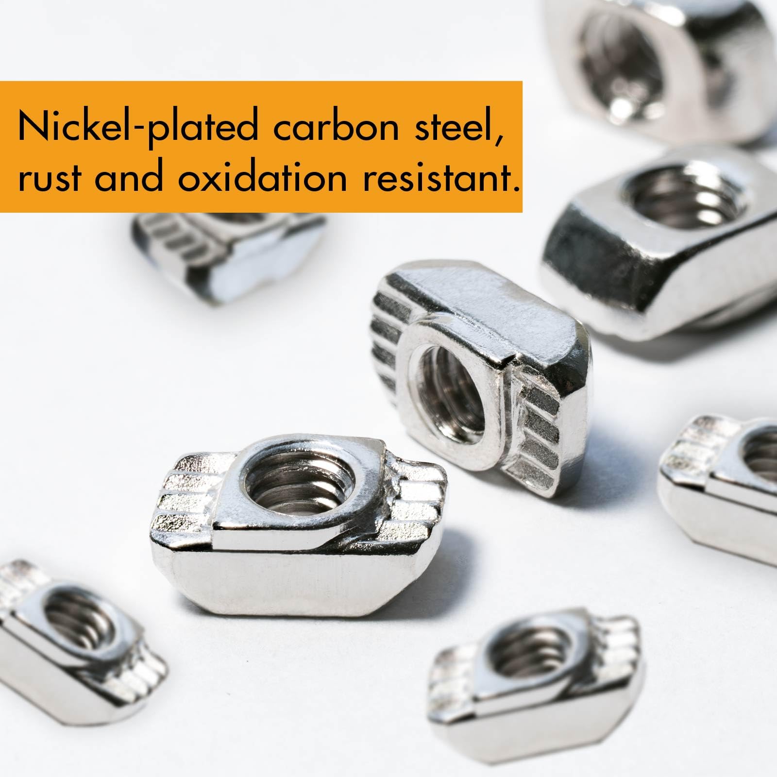 200 T Nuts - 2020 Series M5 Aluminum Extrusion Hardware -3