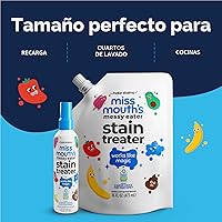 Vista 9 de Miss Mouth's Messy Eater Tratamiento de Manchas - Recarga de 16oz - Productos Esenciales para Recién Nacidos y Bebés - Elimina Manchas de Alimentos