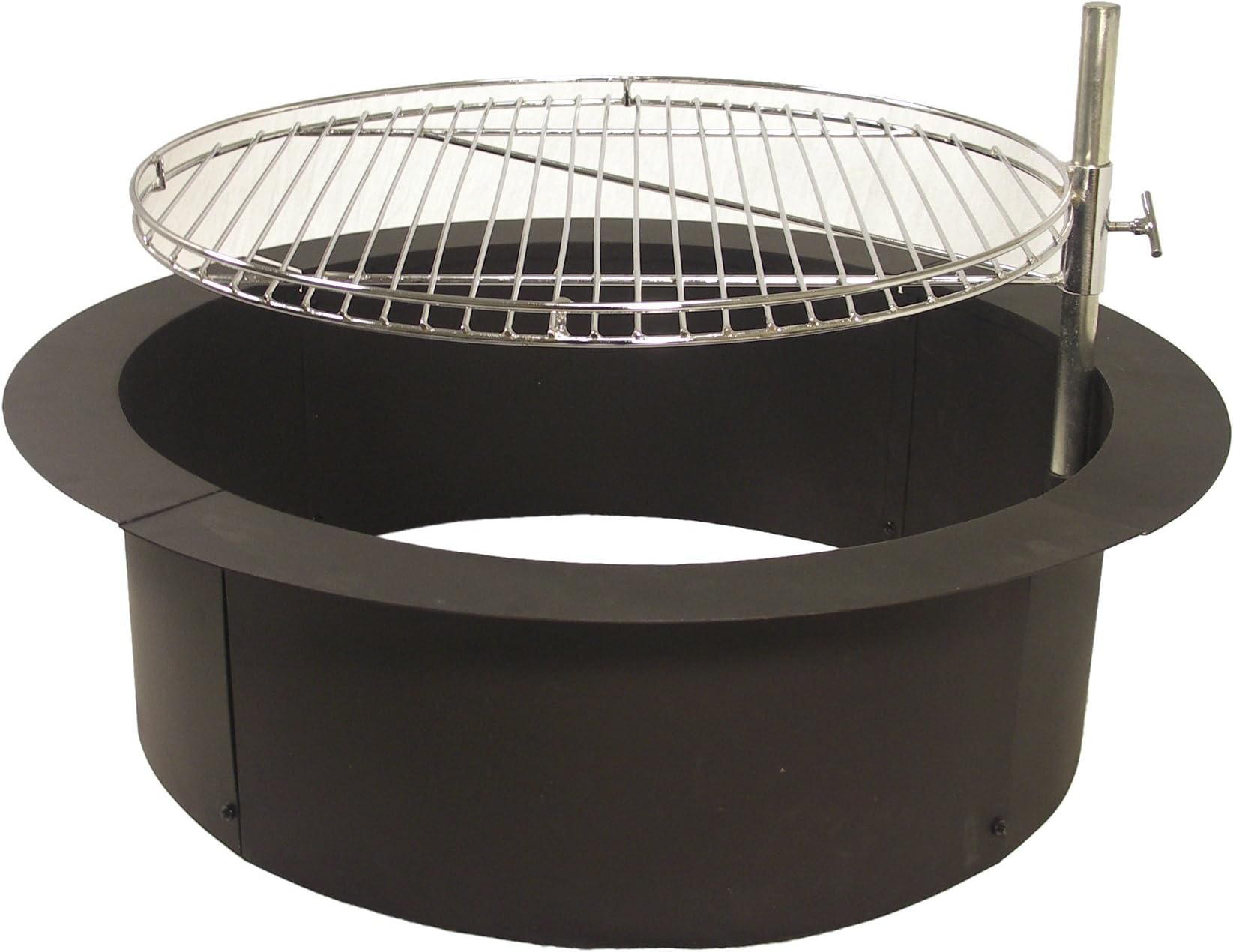 32" Heavy Duty Fire Ring | Gourmet Cooking Grate | Fire Pit BBQ Grill | Fire Ring