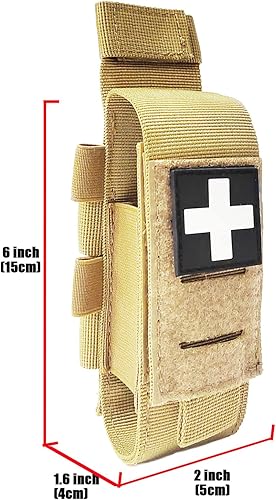 Miniatura 3 de Bolsa de torniquete táctica Molle con corte láser, soporte para torniquetes, funda para torniquetes, IFAK TQ, estuche para torniquetes, trauma,