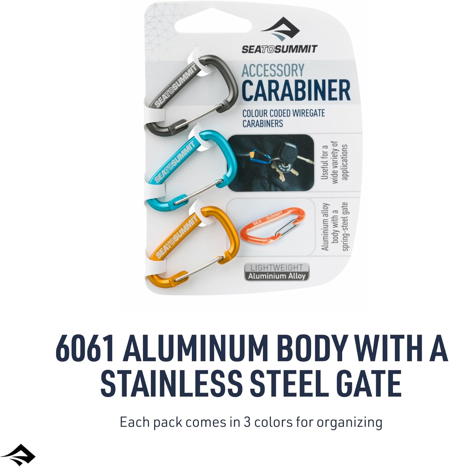 Sea to Summit Accessory Carabiner 6-Pack