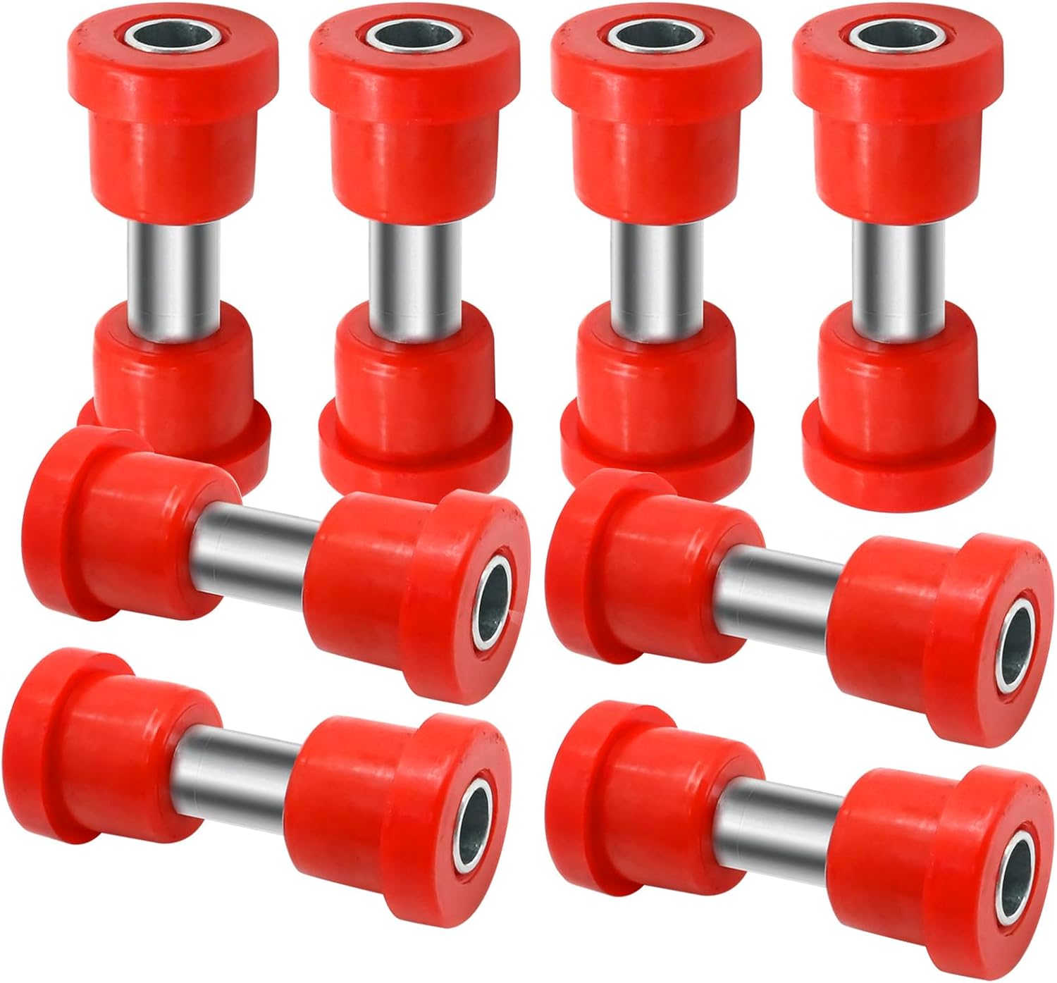 1012303 Front Rear Leaf Spring Bushing Sleeves Kit, Golf Cart Lower Spring Bushing Kits Replacement for Club Car DS 1981-Up, Replaces 1015583