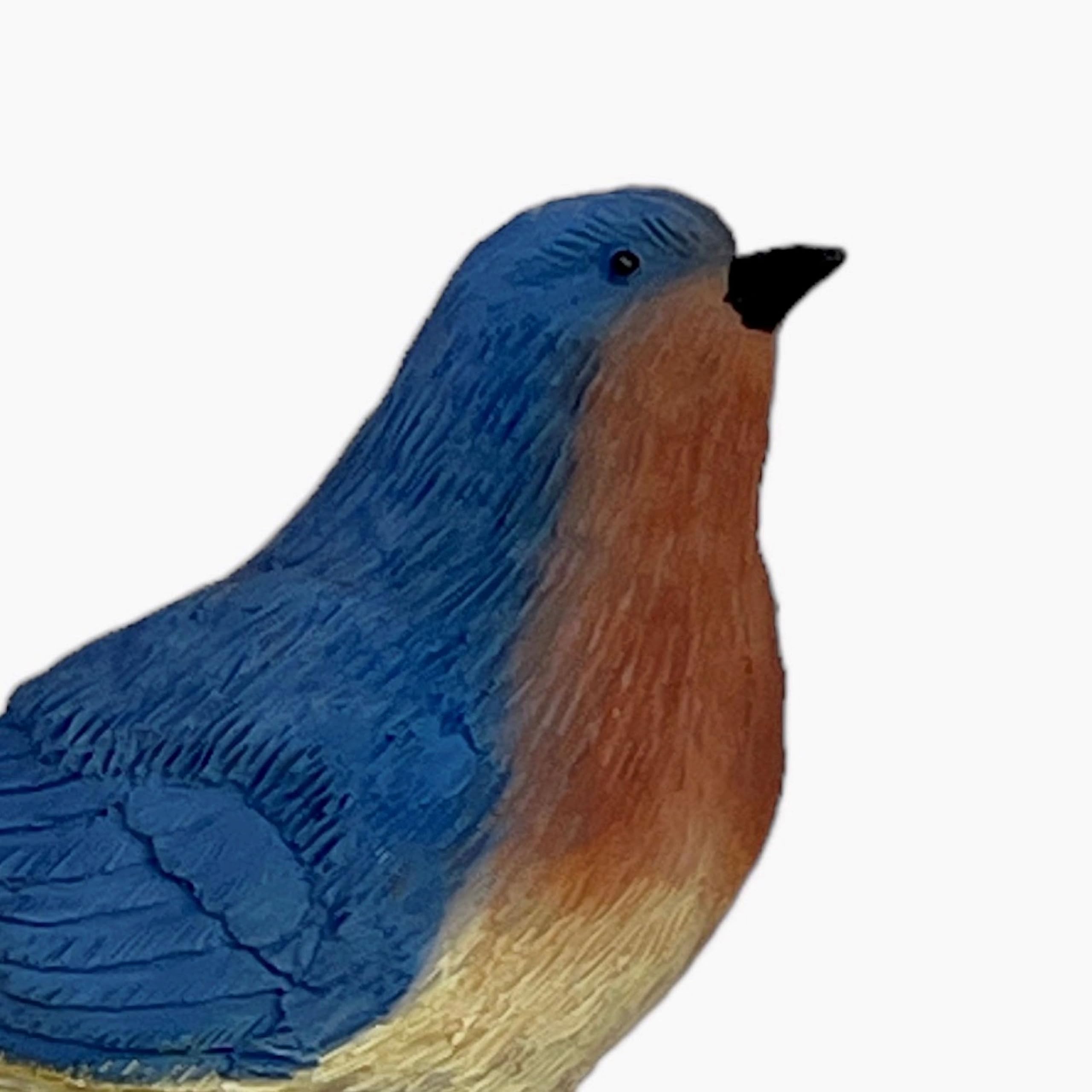 Gift Essentials Bluebird, pluviometro decorativo, in resina, per giardino, tubo di plastica, può contenere fino a 12,7 cm di acqua piovana
