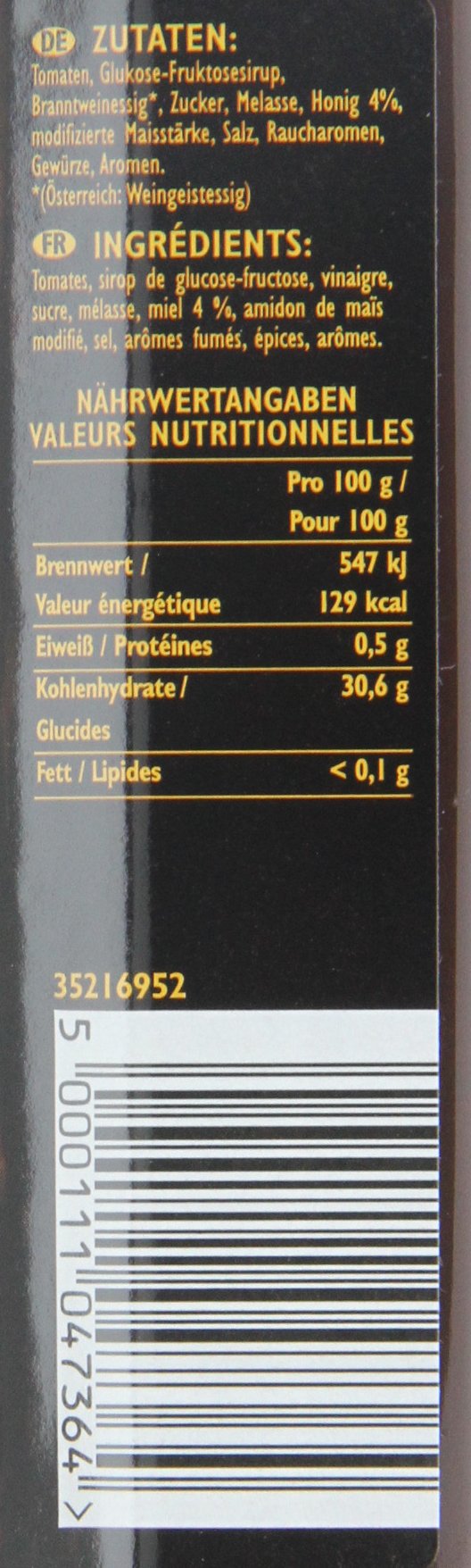 HP BBQ Sauce Honey, Kopfsteherflasche, 8er Pack (8 x 400 ml)