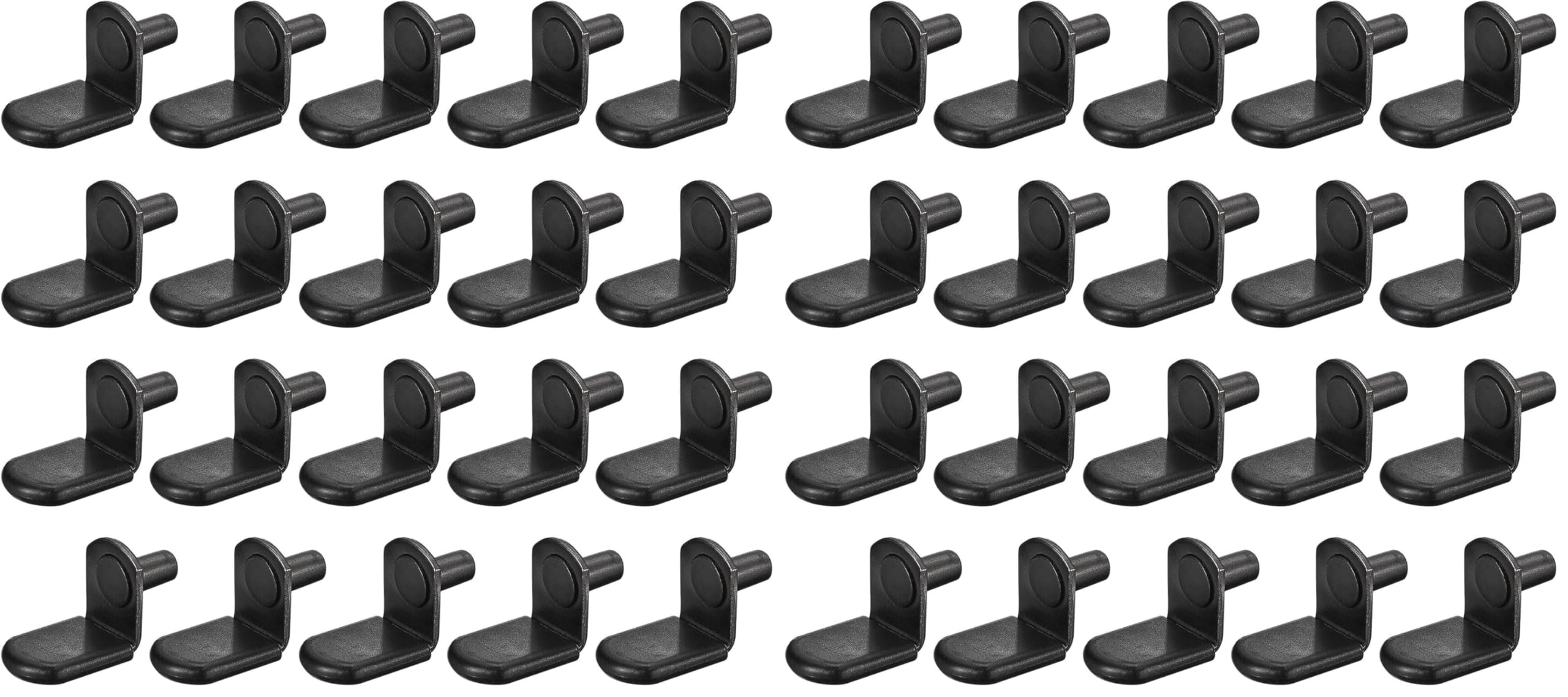 uxcell Shelf Support Pegs, 25pcs 5mm(1/5") L-Shaped Support Bracket Pegs Shelf Pin with Rubber Sleeve for Furniture Shelves Supplies, Bronze Tone — Amazon image 14