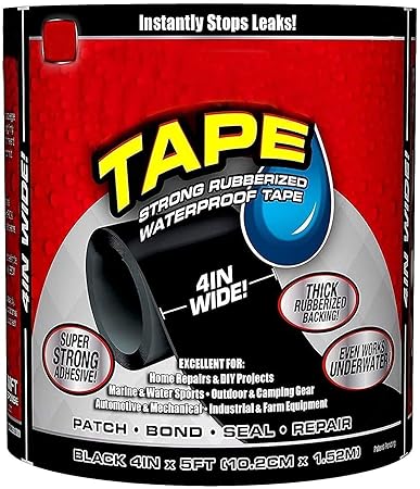 PATEL ENTERPRISE |Waterproof Flex Tape,Seal Repair Tape, Super Strong Adhesive Sealant Tape to Stop Leakage of Kitchen Sink/toilet Tub, leak stop, stop leak tape