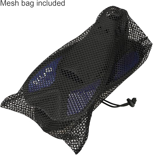 Miniatura 5 de Aletas cortas de natación, tamaño de viaje, aletas de buceo con bolsa de transporte de malla para adultos, hombres y mujeres