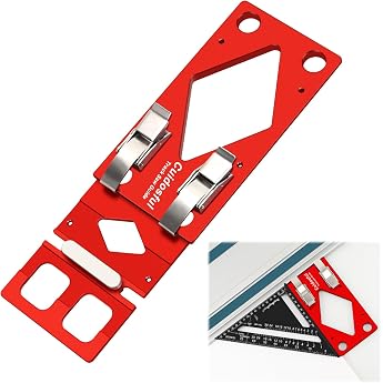 Angle Stop for Guide Rail CNC Machined 90  Stop with Edge Guide Compatible with Makita Guide Rail Festool Aluminum Stop for Circular Saws