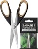 Sabatier Professional 15cm Heavy Duty Handy Scissors - Ultra Sharp Plain Edge Blades & Perfect Soft Grip Handles with Cork Effect. Multipurpose Shears for Stems, Herbs & Office Tasks. Dishwasher Safe