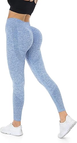 sicoozoe Leggings de entrenamiento para mujer, de cintura alta, control de abdomen, sin costuras, a prueba de sentadillas, para gimnasio (25
