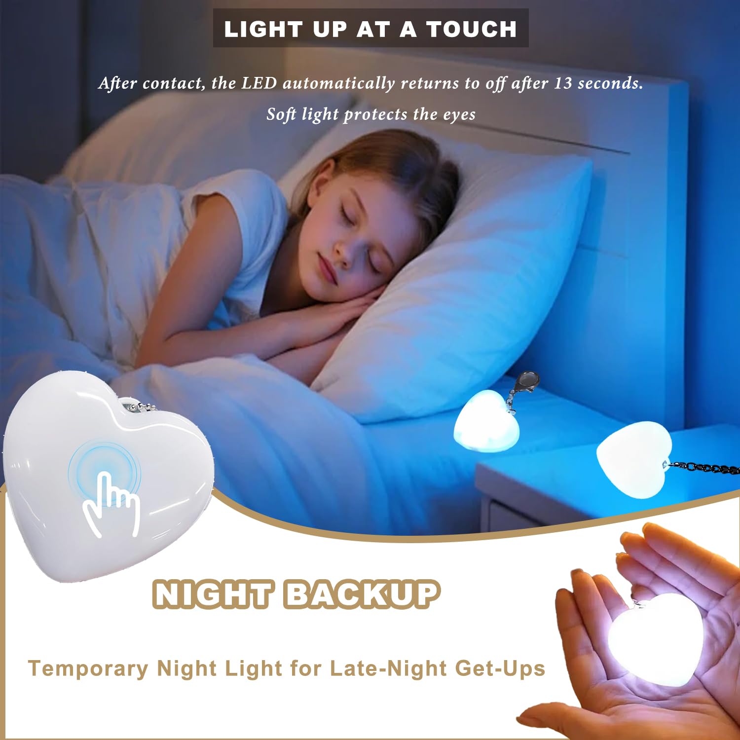 Purse Light Handbag Light with Automatic Sensor, Gift Ideas for Couples Girl Women - Purse Must haves for Women, White