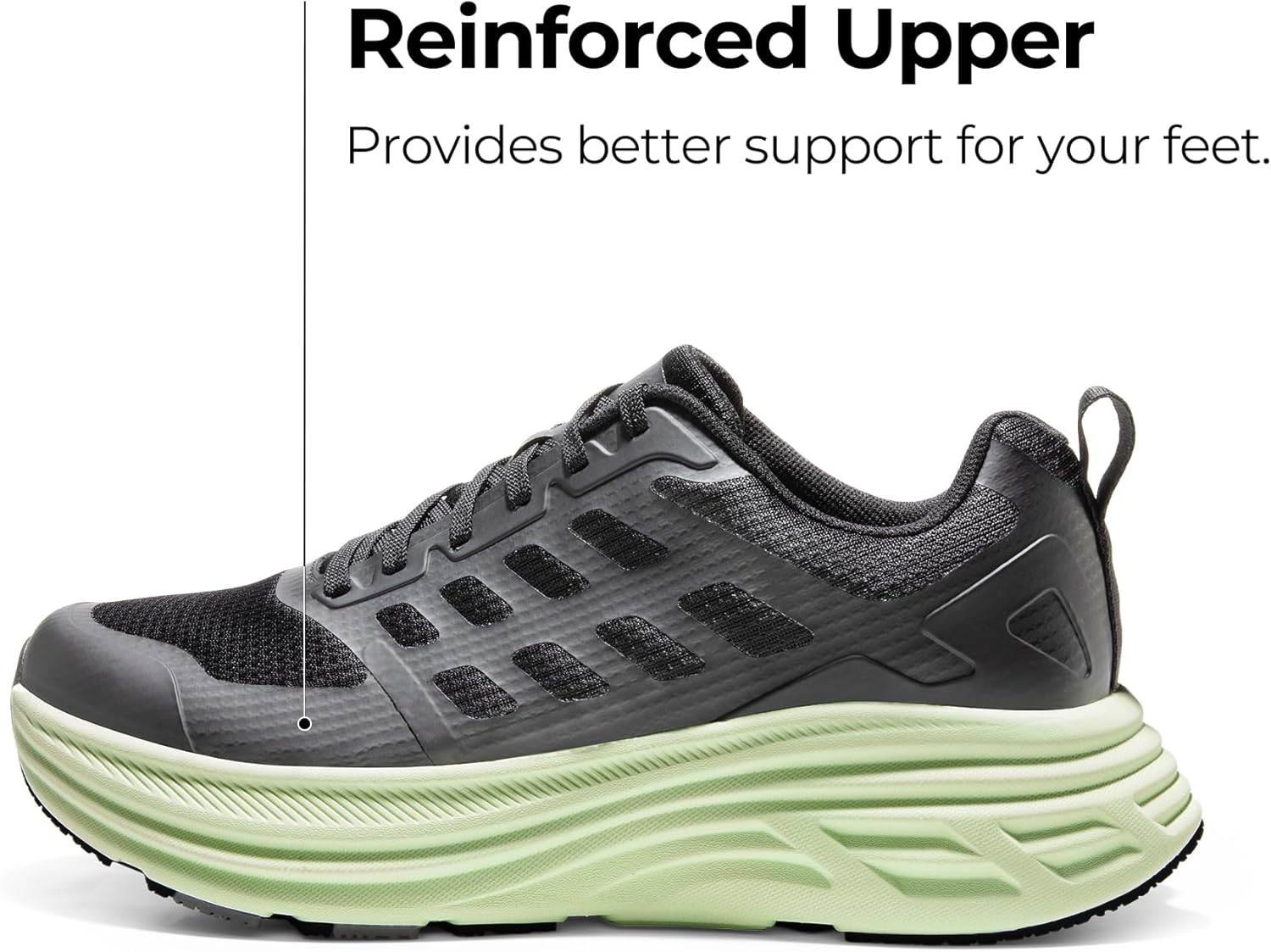 NORTIV 8 Men's Walking Running Tennis Cushioning Shoes ActiveFloat Non Slip Athletic Gym Workout Jogging Comfortable Sneakers - Image 6