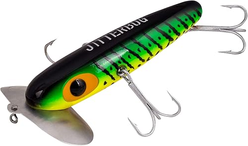 Arbogast Jitterbug Angelköder, Fire Tiger, 4 1/2-Inch