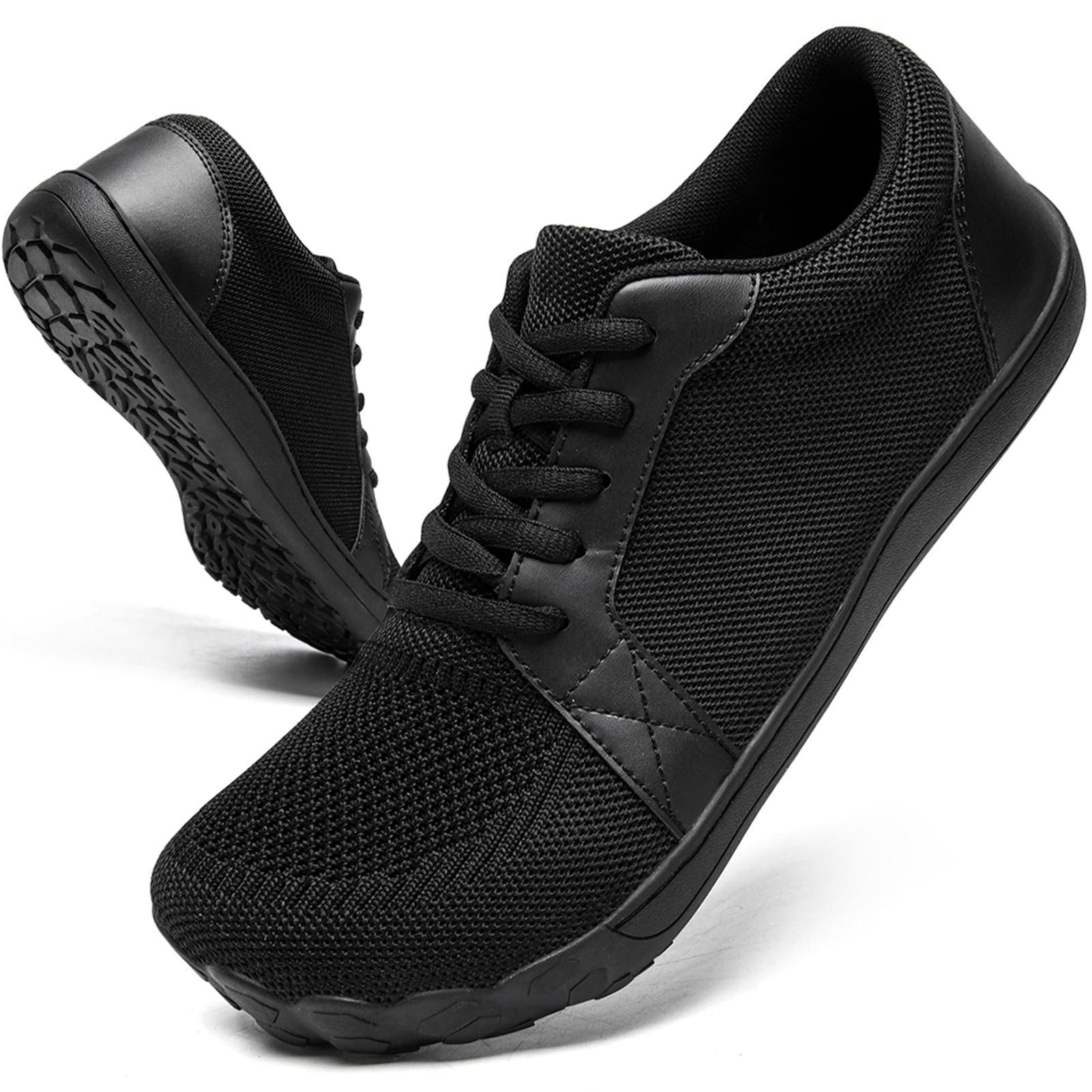 YRLTYOMens Barefoot Shoes Wide Toe Zero Drop Arch Support Sneakers Minimalist Workout Walking Non Slip Shoe