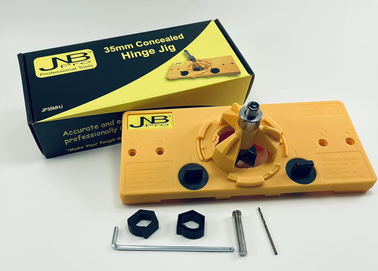 JNB Pro Concealed Hinge Jig 35mm, Hinge Hole Jig, Door Hinge Template