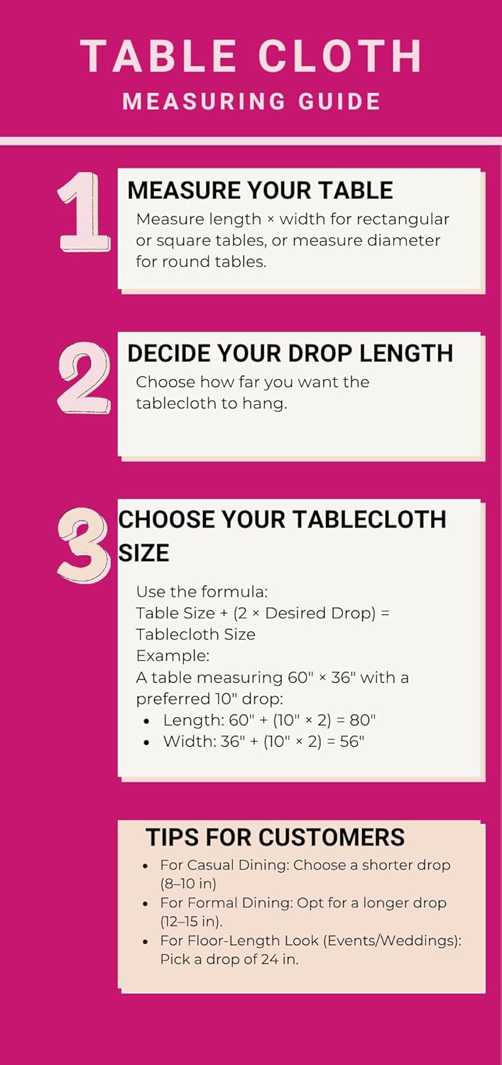 ATOSII 'Noor' 100% Cotton Boho Rectangle Tablecloth, Handblock Floral Print Linen Table Cloth for Dining Table I Tabletop I Parties/Outdoor I Wedding I Spring/Summer (60" X 108") - Image 7