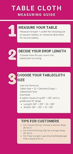 Miniatura 6 de ATOSII Mantel 100% algodón, Amara, floral, hecho a mano, rectangular, de lino, para cocina, comedor, fiestas, bodas, exteriores, picnics, Pascua,