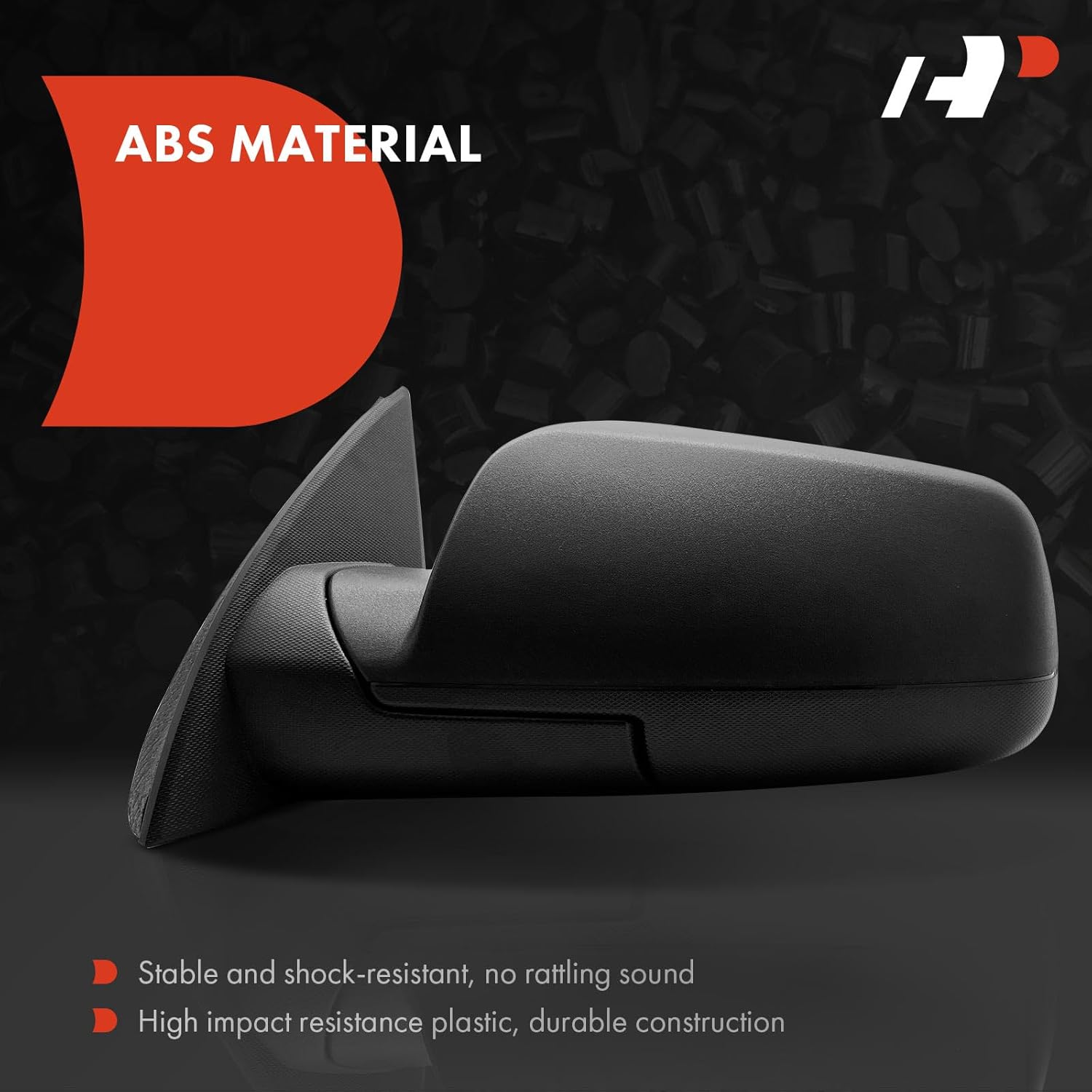 A-Premium Driver Side Power Door Mirror - Compatible with Chevrolet Equinox 2010-2011/2015-2017 - Non-Heated Manual Folding Black Outside Rear View Mirror - Replace# 23467282