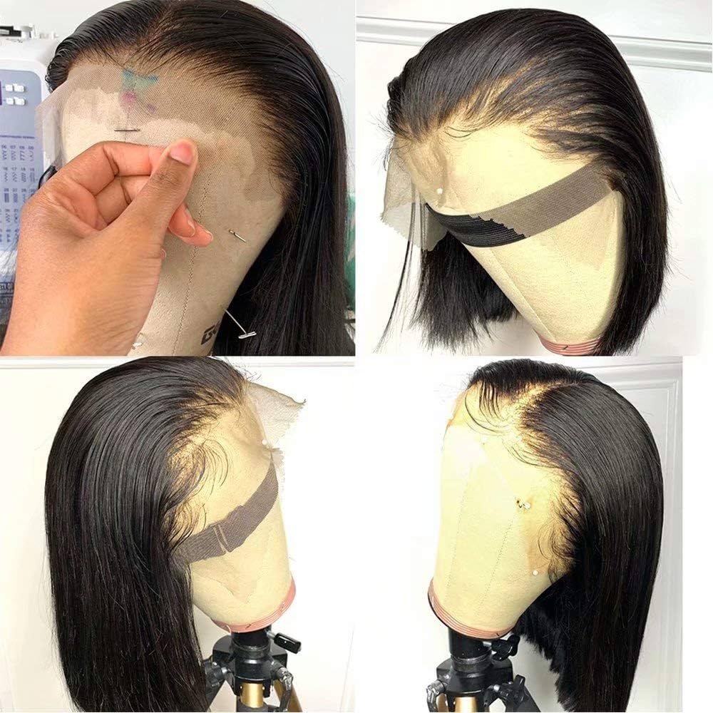Transparent Bob Lace Wig – The Ultimate Choice for a Natural Hairline 1 Amazon.com : QUINLUX WIGS HD Transparent Lace Short Bob Human Hair Wigs Pre  Plucked 13X4 Lace Front Wig 150% Density Brazilian Remy Hair Bob Cut Human Hair  wig for Woman Natural Color