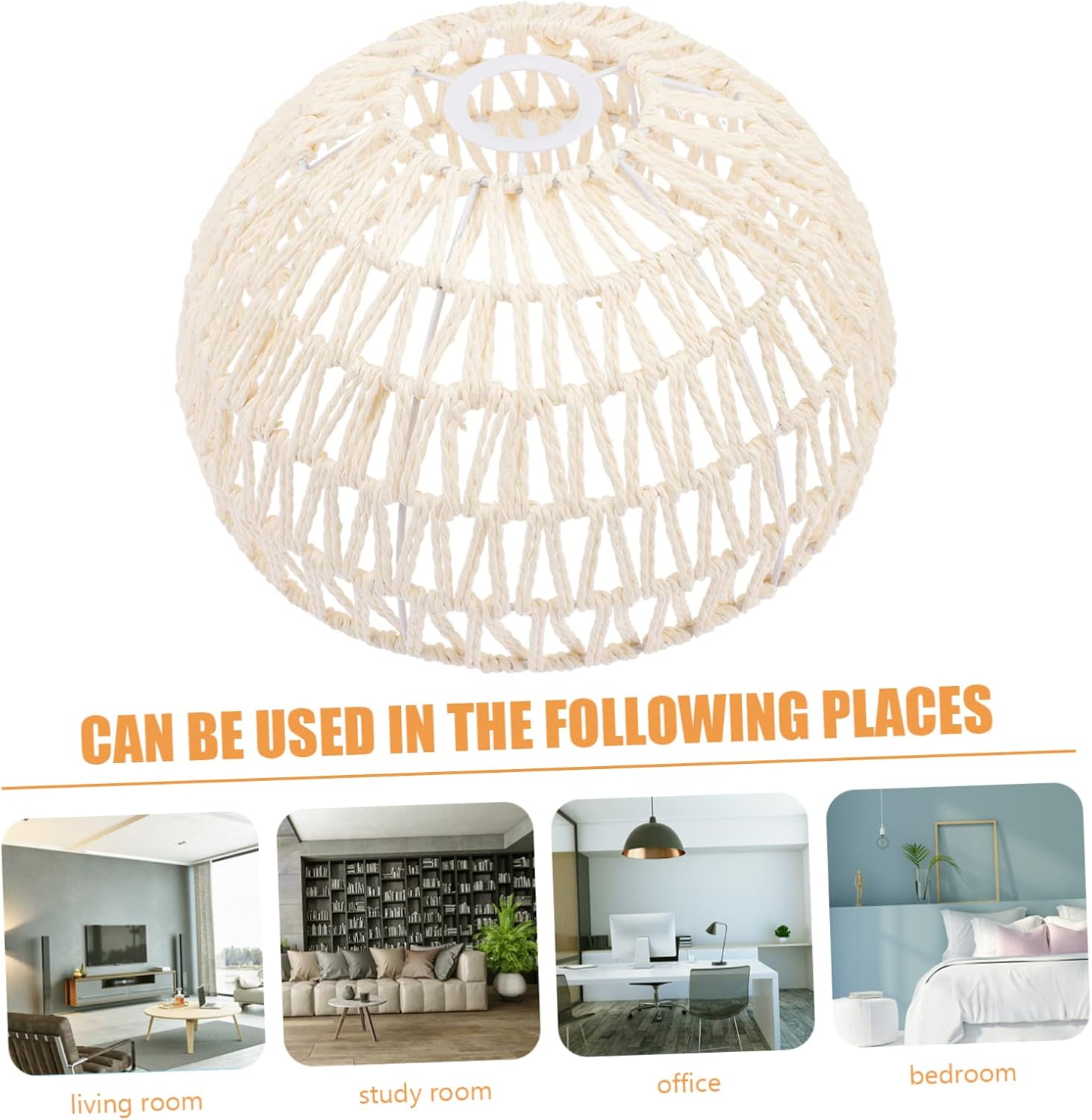 Rattan Light Fixture Ceiling Lamp Lampshade Vintage Lamp Shades Home Decor