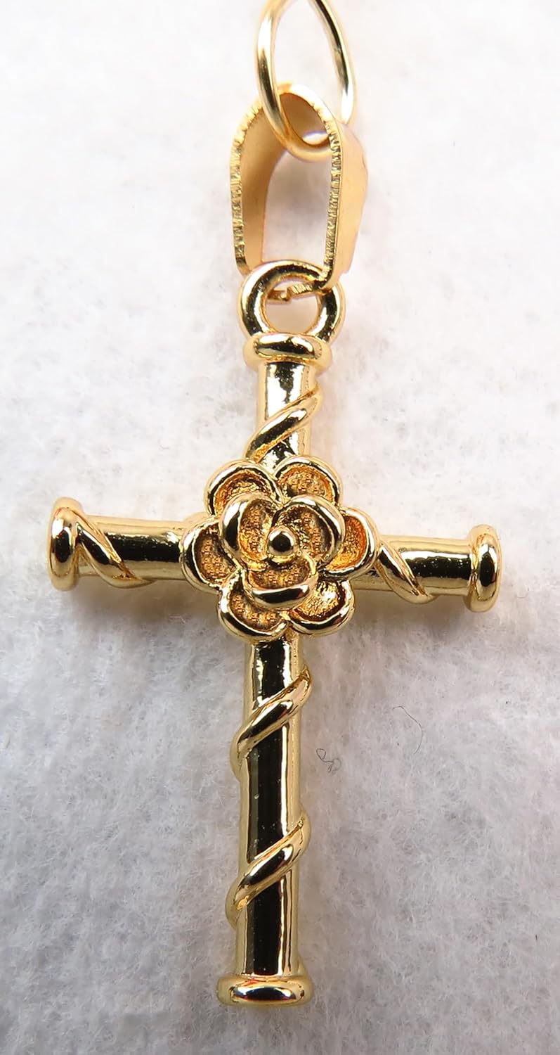 Handmade Orthodox Rosary Necklace Rose Gold Crystal Pearls Greek Chotki Toggle Clasp - Image 7